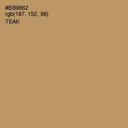 #BB9862 - Teak Color Image