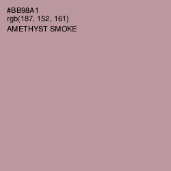 #BB98A1 - Amethyst Smoke Color Image