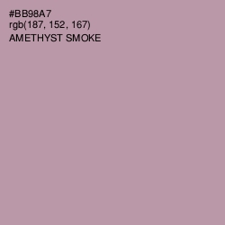 #BB98A7 - Amethyst Smoke Color Image