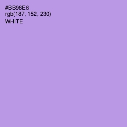 #BB98E6 - Dull Lavender Color Image