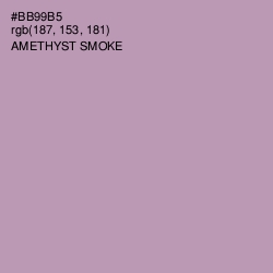 #BB99B5 - Amethyst Smoke Color Image