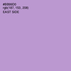 #BB99D0 - East Side Color Image