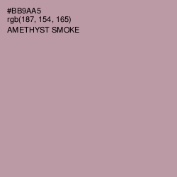 #BB9AA5 - Amethyst Smoke Color Image