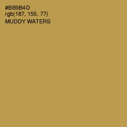 #BB9B4D - Muddy Waters Color Image