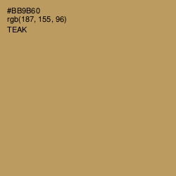 #BB9B60 - Teak Color Image