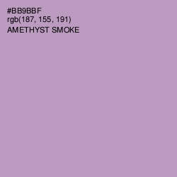 #BB9BBF - Amethyst Smoke Color Image
