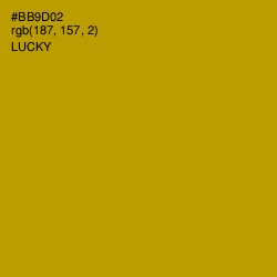 #BB9D02 - Lucky Color Image