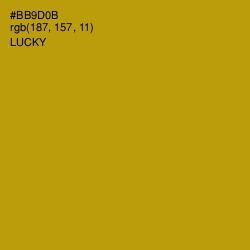 #BB9D0B - Lucky Color Image