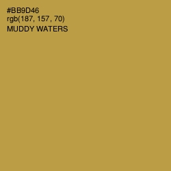 #BB9D46 - Muddy Waters Color Image