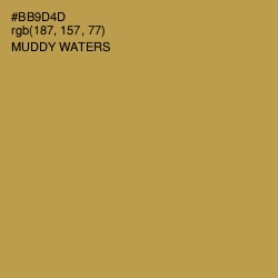 #BB9D4D - Muddy Waters Color Image