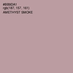 #BB9DA1 - Amethyst Smoke Color Image