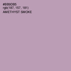 #BB9DB5 - Amethyst Smoke Color Image