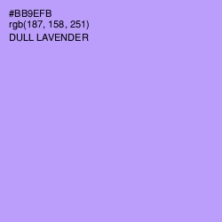 #BB9EFB - Dull Lavender Color Image