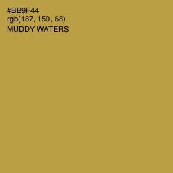 #BB9F44 - Muddy Waters Color Image