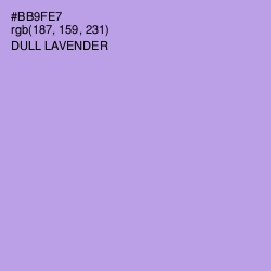 #BB9FE7 - Dull Lavender Color Image