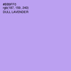 #BB9FF0 - Dull Lavender Color Image