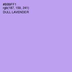 #BB9FF1 - Dull Lavender Color Image