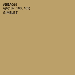 #BBA069 - Gimblet Color Image