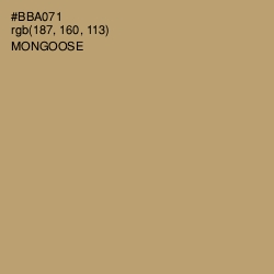 #BBA071 - Mongoose Color Image
