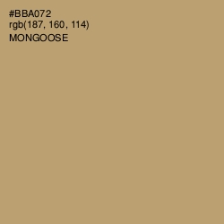 #BBA072 - Mongoose Color Image