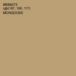 #BBA075 - Mongoose Color Image