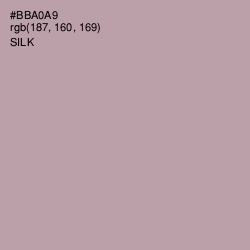 #BBA0A9 - Silk Color Image