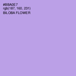 #BBA0E7 - Biloba Flower Color Image