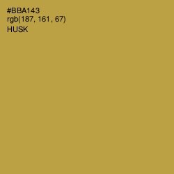 #BBA143 - Husk Color Image