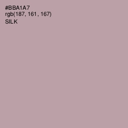 #BBA1A7 - Silk Color Image