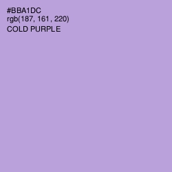 #BBA1DC - Cold Purple Color Image