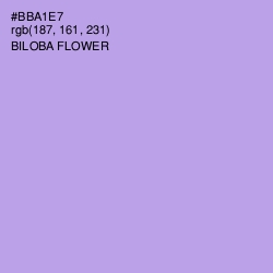 #BBA1E7 - Biloba Flower Color Image