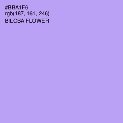 #BBA1F6 - Biloba Flower Color Image