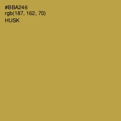 #BBA246 - Husk Color Image