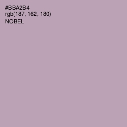 #BBA2B4 - Nobel Color Image