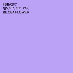 #BBA2F7 - Biloba Flower Color Image