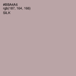 #BBA4A6 - Silk Color Image