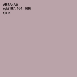 #BBA4A9 - Silk Color Image