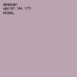 #BBA4B1 - Nobel Color Image