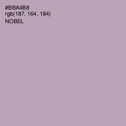 #BBA4B8 - Nobel Color Image