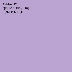 #BBA4D2 - London Hue Color Image