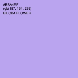 #BBA4EF - Biloba Flower Color Image