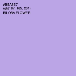 #BBA5E7 - Biloba Flower Color Image