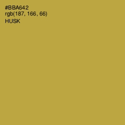 #BBA642 - Husk Color Image