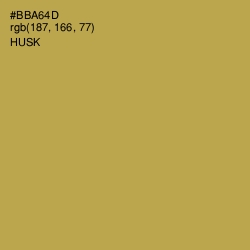 #BBA64D - Husk Color Image