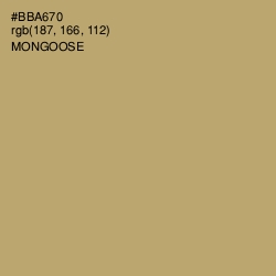 #BBA670 - Mongoose Color Image