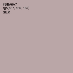 #BBA6A7 - Silk Color Image