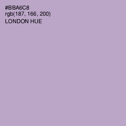 #BBA6C8 - London Hue Color Image