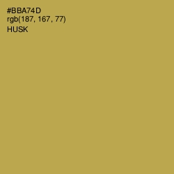 #BBA74D - Husk Color Image