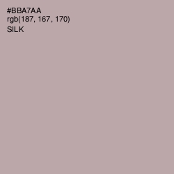 #BBA7AA - Silk Color Image