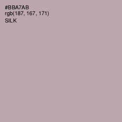 #BBA7AB - Silk Color Image
